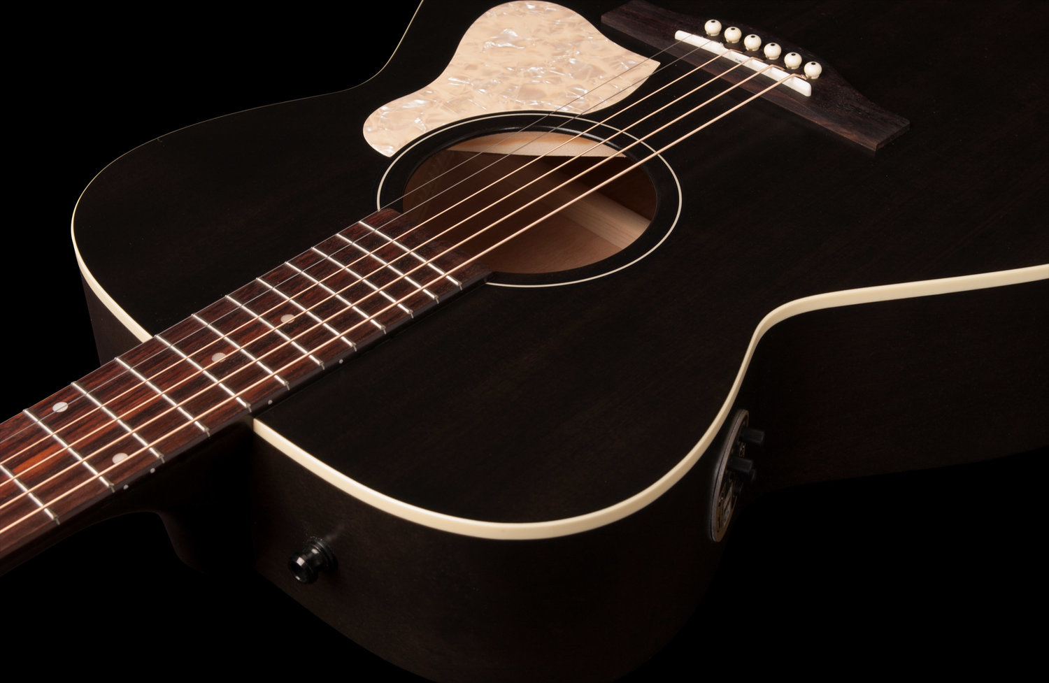 Art Et Lutherie Legacy Concert Hall Qit - Faded Black - Elektroakustische Gitarre - Variation 3