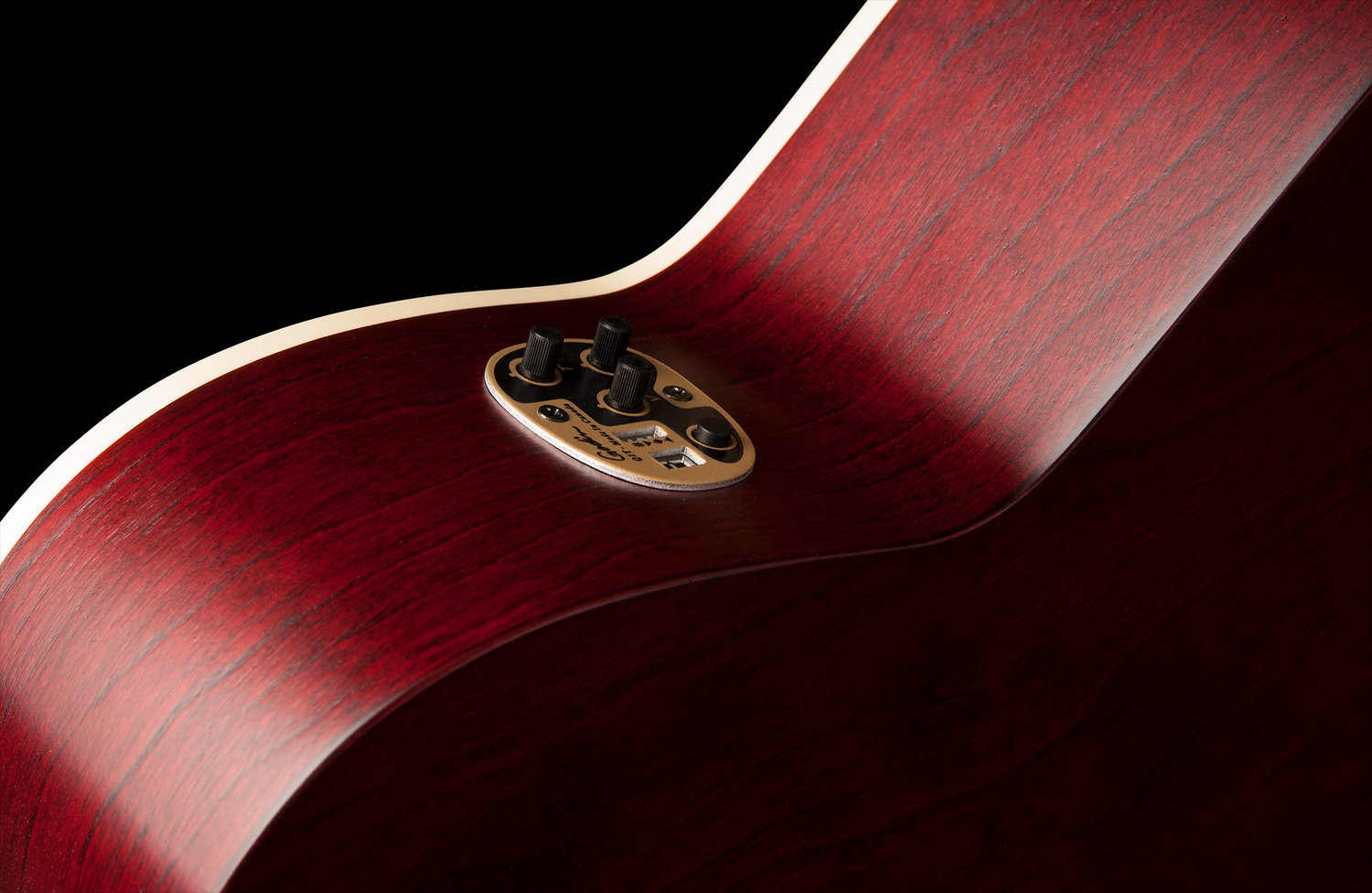 Art Et Lutherie Legacy Concert Hall Qit - Tennessee Red - Westerngitarre & electro - Variation 4