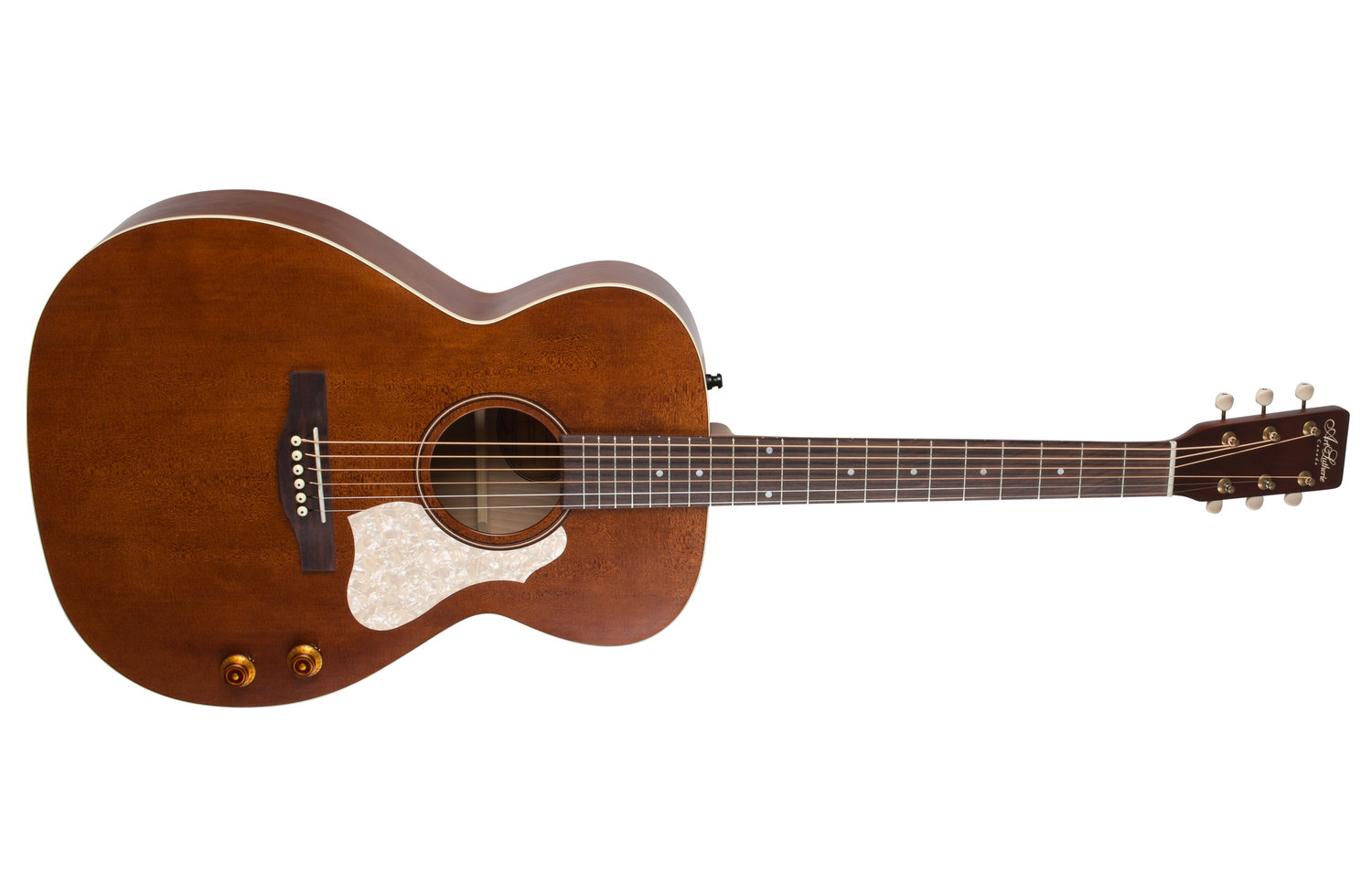 Art Et Lutherie Legacy Concert Hall Q-discrete Epicea Merisier Rw - Havana Brown Sg - Elektroakustische Gitarre - Variation 1