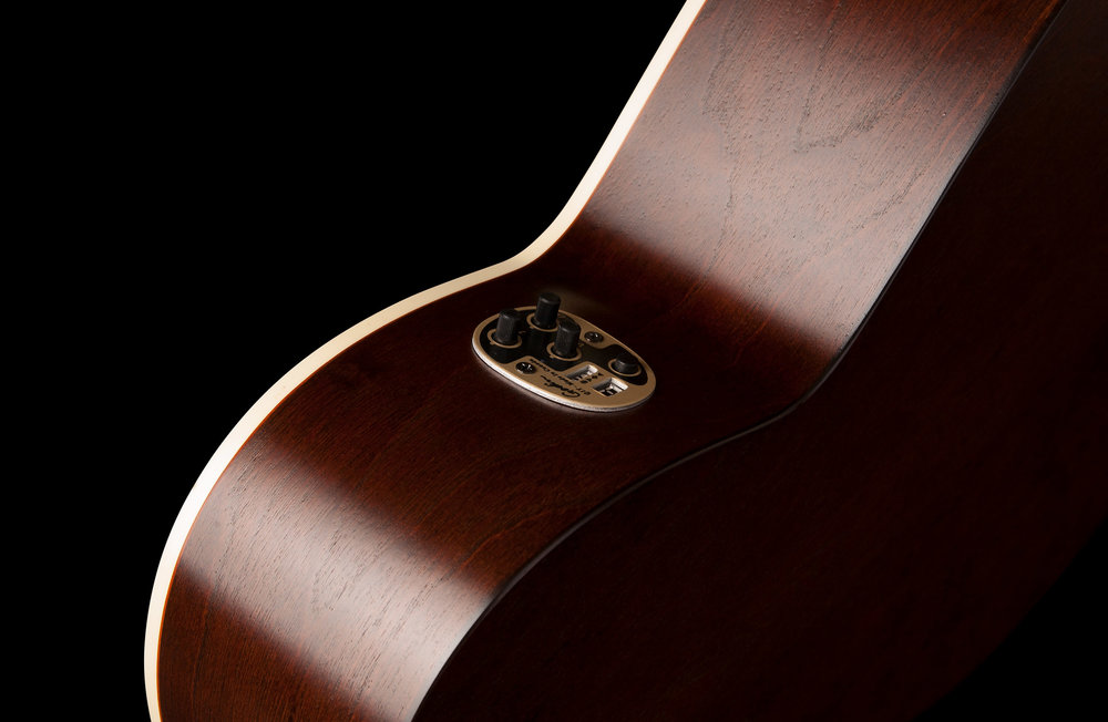 Art Et Lutherie Legacy Concert Hall Epicea Merisier - Bourbon Burst - Westerngitarre & electro - Variation 4