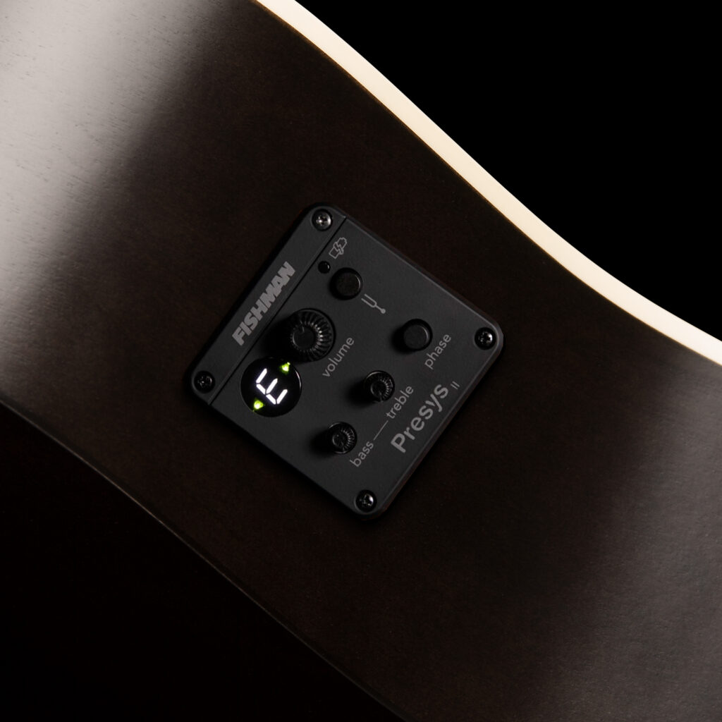 Art Et Lutherie Legacy Presys Ii Concert Hall Cedre Merisier Rw - Faded Black Semi Gloss - Folk-Gitarre - Variation 3