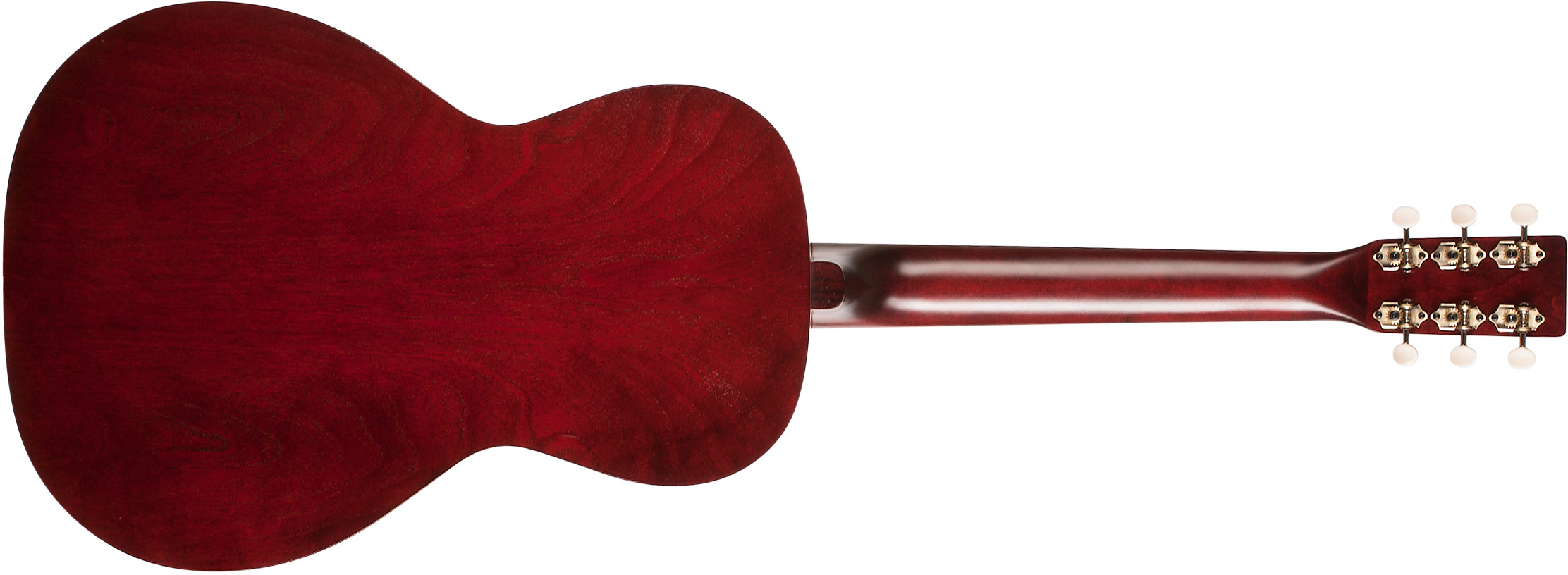 Art Et Lutherie Roadhouse Parlor A/e Epicea Merisier Rw - Tennessee Red - Elektroakustische Gitarre - Variation 1