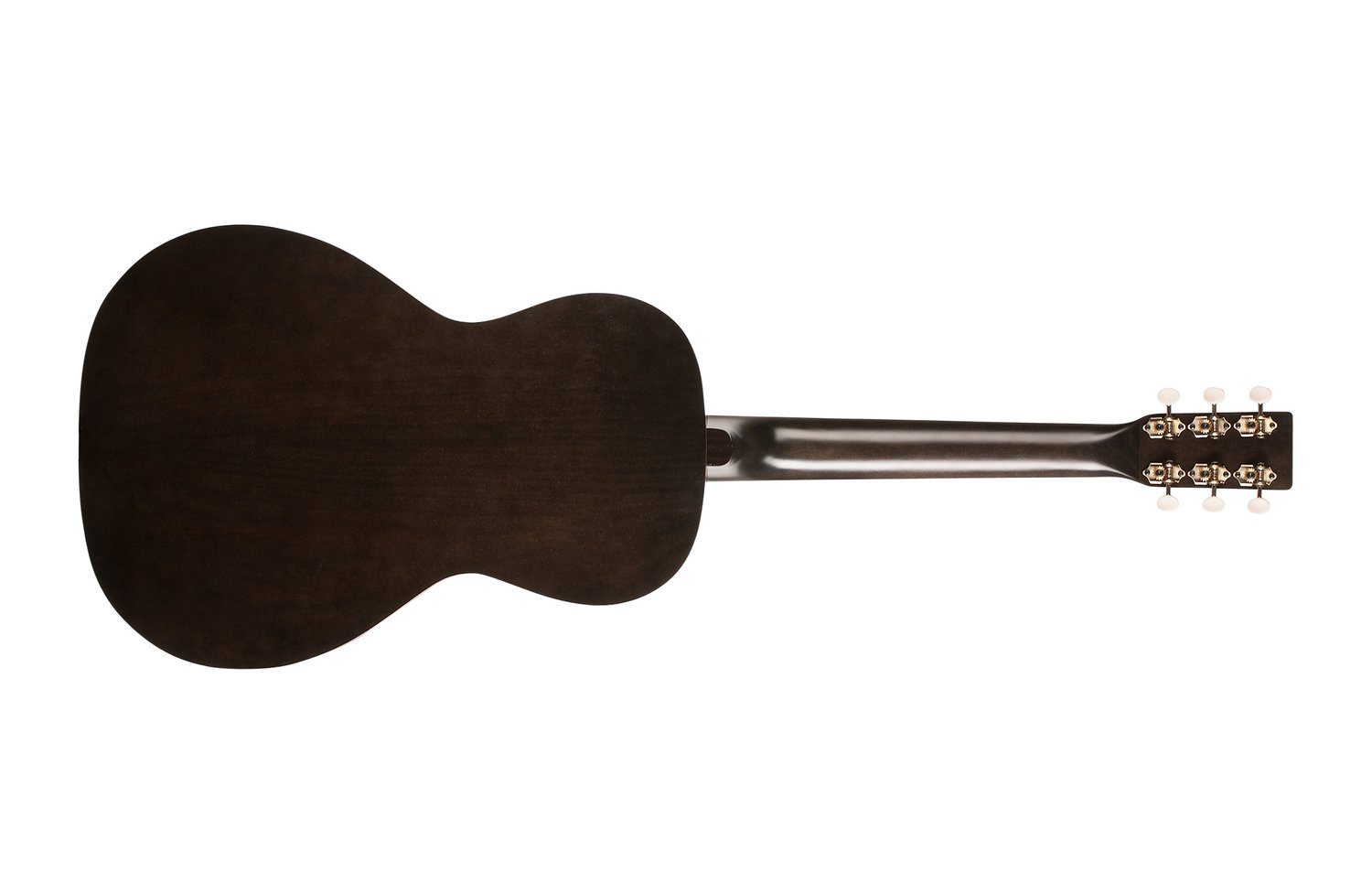 Art Et Lutherie Roadhouse Parlor Epicea Merisier - Faded Black - Westerngitarre & electro - Variation 1