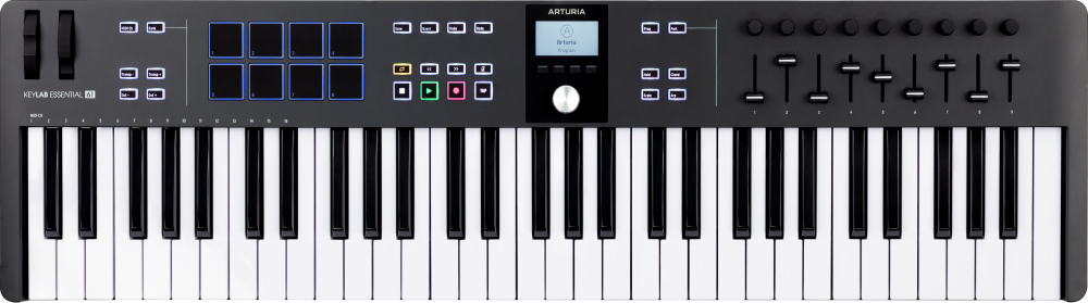 Arturia Keylab Essential Mk3 61 Bk - Masterkeyboard - Main picture