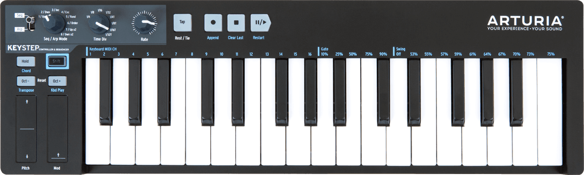 Arturia Keystep Black - Masterkeyboard - Main picture