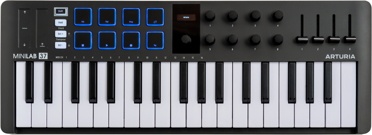 Arturia Minilab 37 Mk3 Black - Masterkeyboard - Main picture