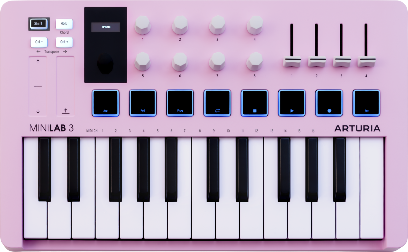 Arturia Minilab 3 Rose Quartz - Masterkeyboard - Main picture