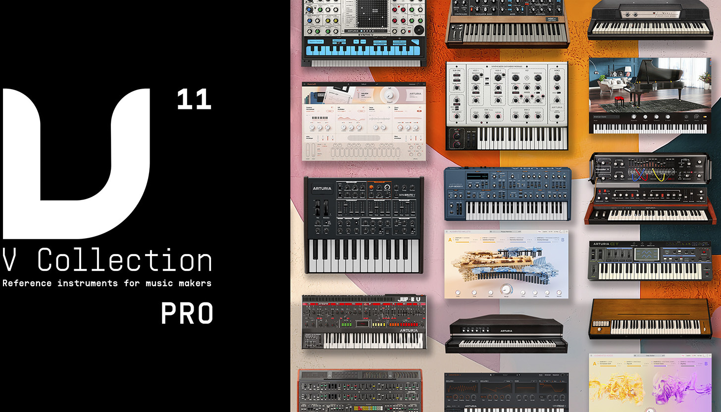 Arturia Suite Instrument V Collection 11 Pro Telechargeable - Plug-in Effekt - Main picture