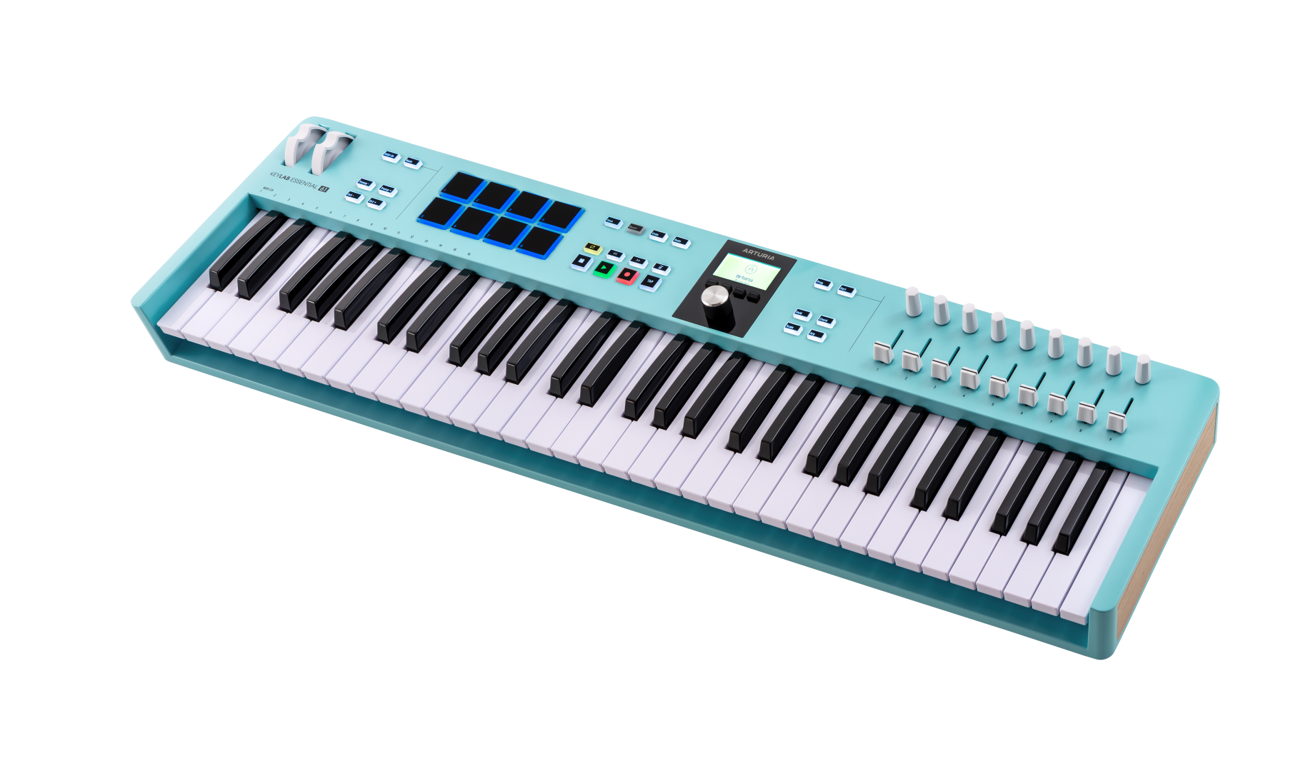 Arturia Keylab Essential 3 61 Touches Aquamarine - Masterkeyboard - Variation 2