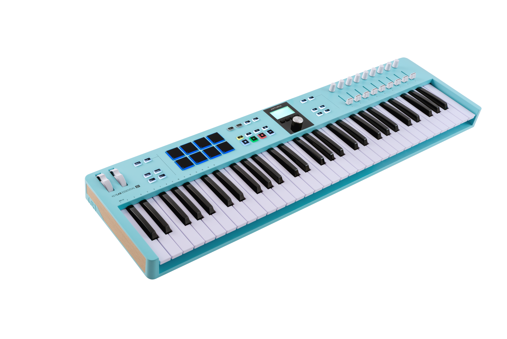 Arturia Keylab Essential 3 61 Touches Aquamarine - Masterkeyboard - Variation 1