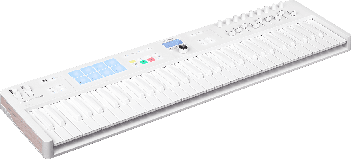 Arturia Keylab Essential 61 Mk3 Alpine White - Masterkeyboard - Variation 1