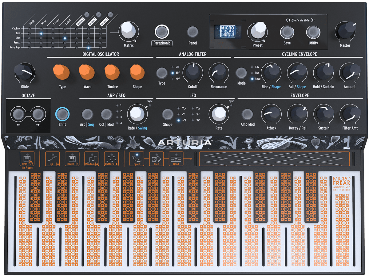 Arturia Microfreak + Korg Nts-1 - Synthesizer - Variation 1