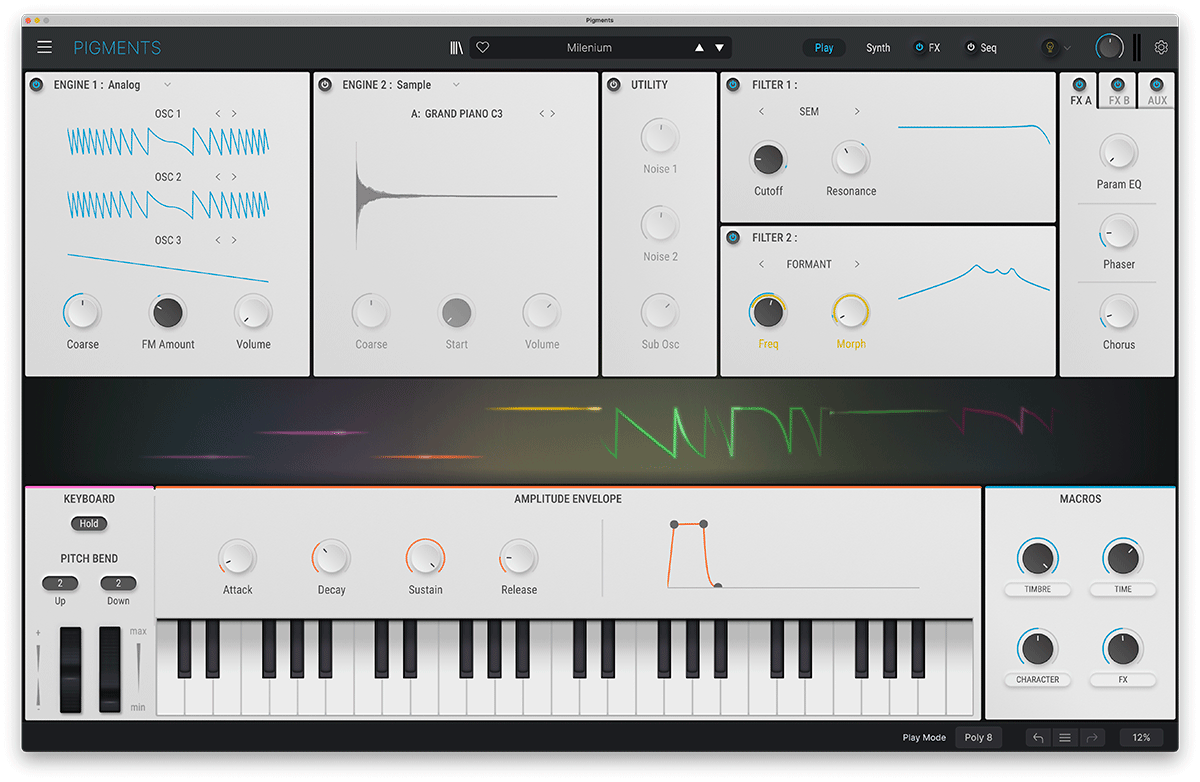 Arturia Pigments 4 Serial - Virtuellen Instrumente Soundbank - Variation 1