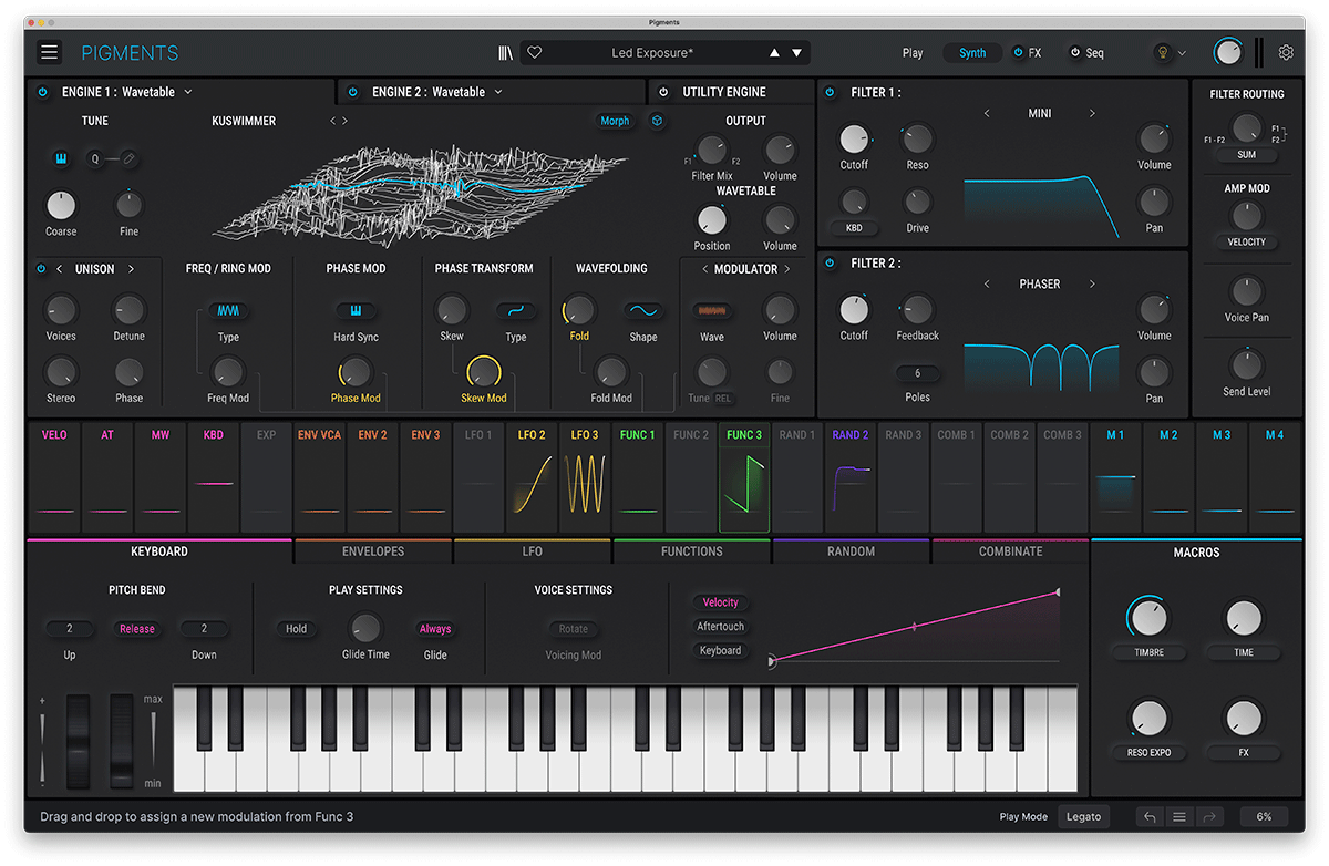 Arturia Pigments 4 Serial - Virtuellen Instrumente Soundbank - Variation 5