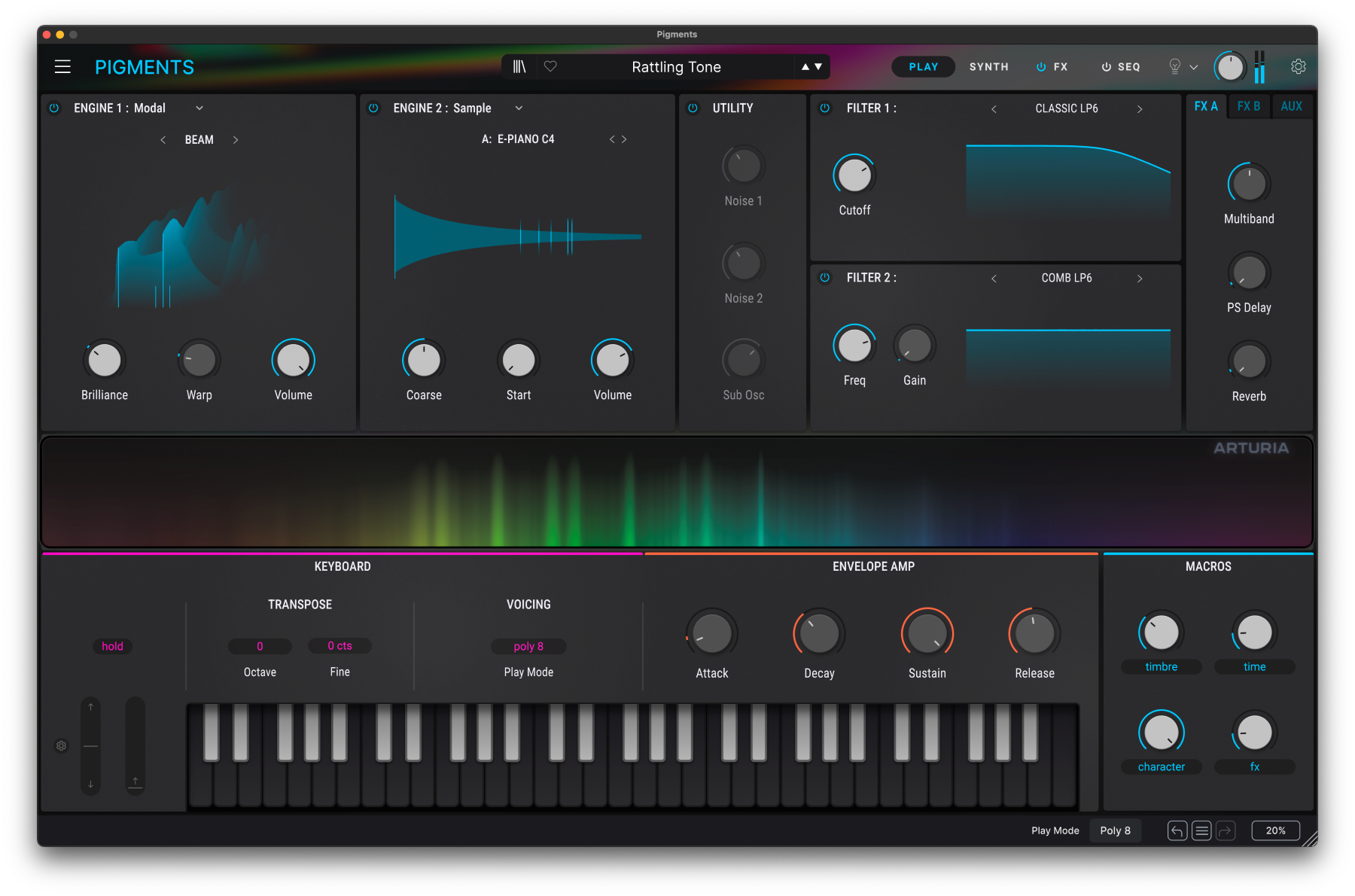 Arturia Pigments 6 Box - Plug-in Effekt - Variation 7