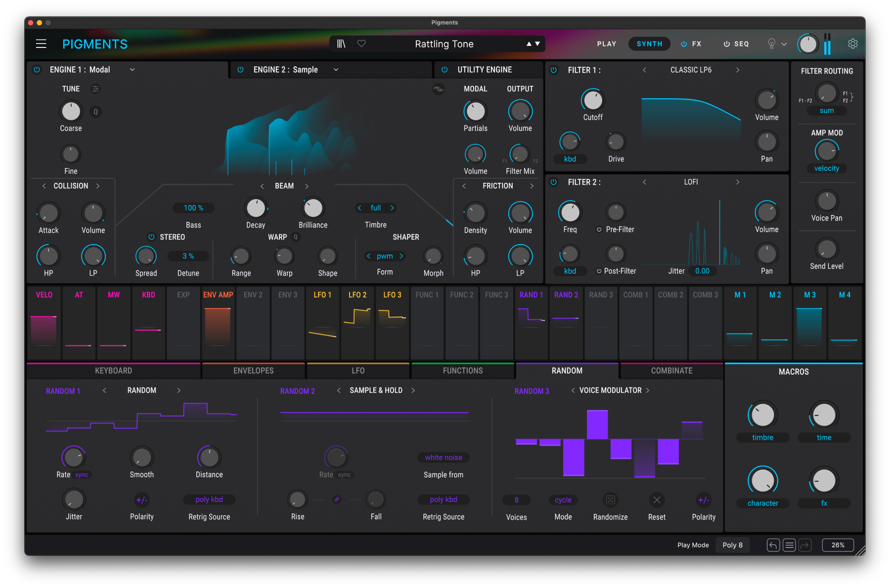 Arturia Pigments 6 License - Plug-in Effekt - Variation 7