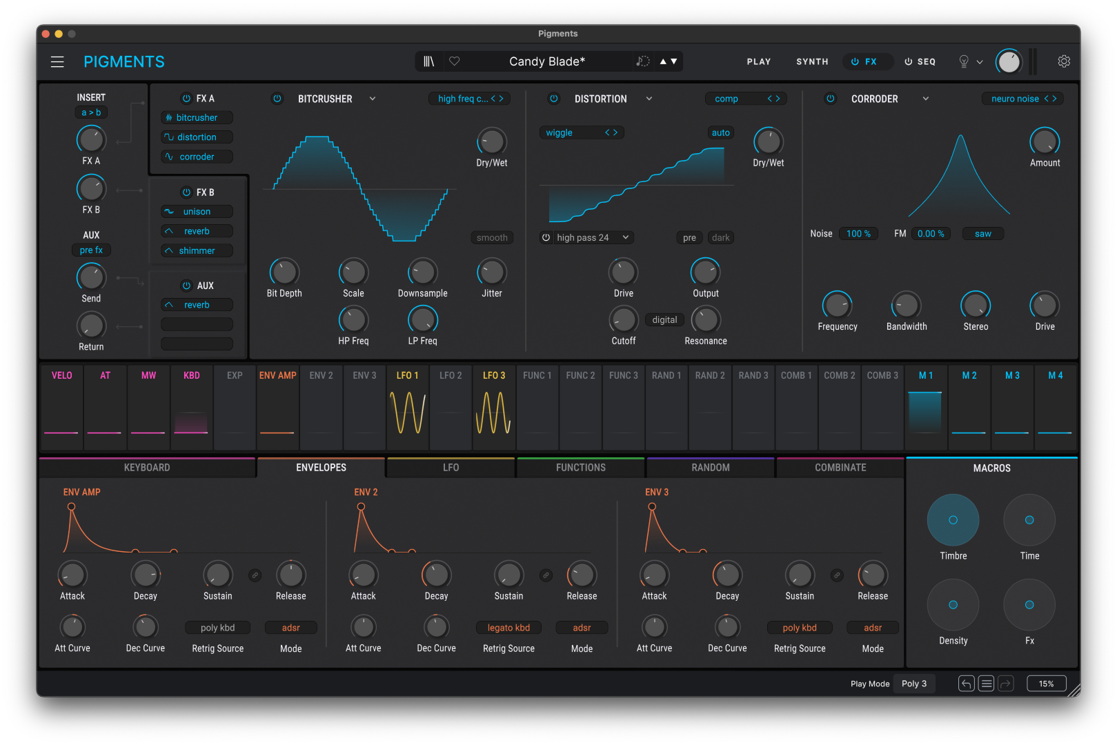 Arturia Pigments 7 Edu - Virtuellen Instrumente Soundbank - Variation 3
