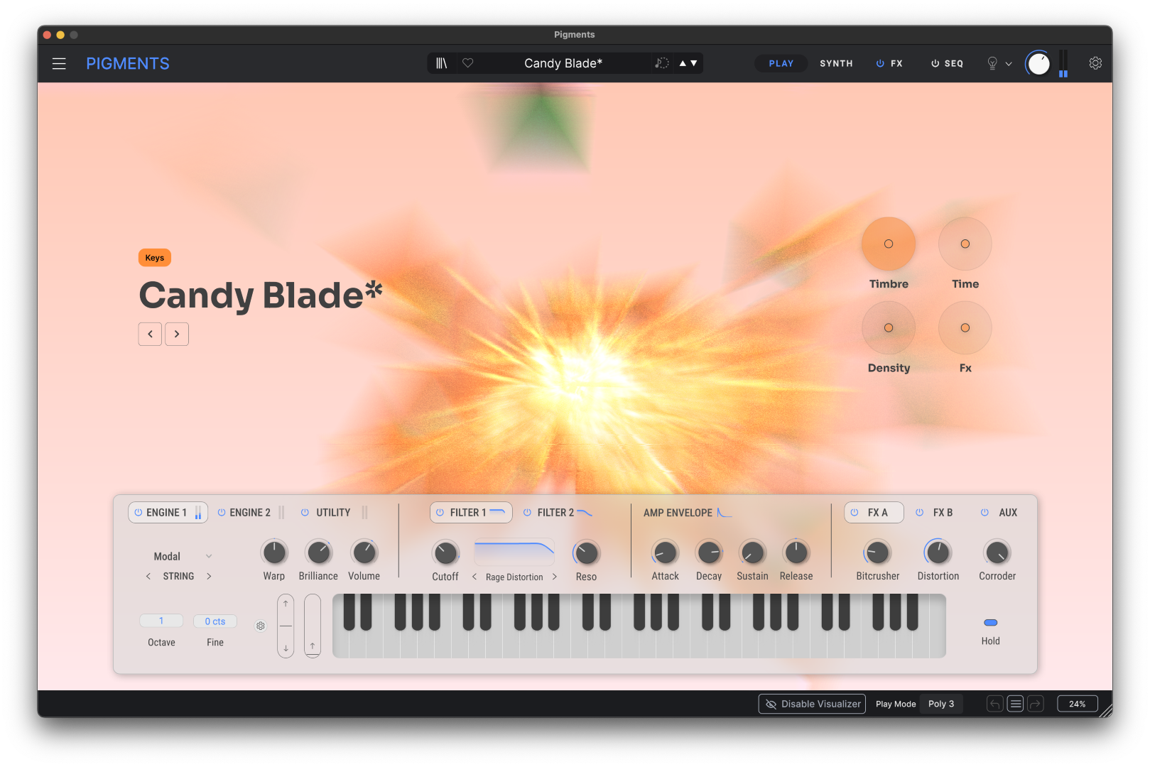Arturia Pigments 7 Edu - Virtuellen Instrumente Soundbank - Variation 7
