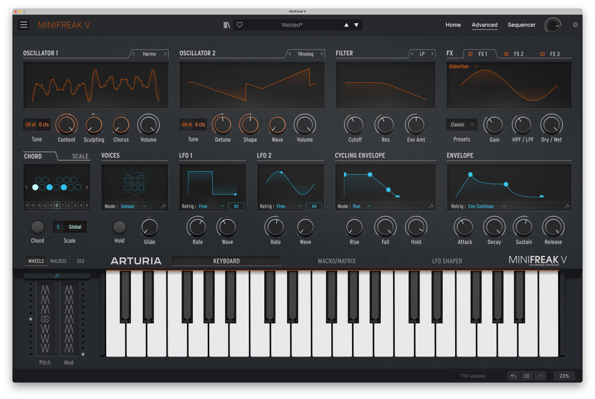 Arturia Suite Instruments V Collection 11 Intro - Plug-in Effekt - Variation 4