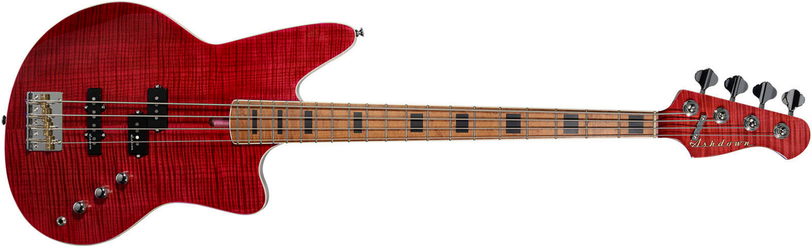 Ashdown The Saint Artisan Mn - Cardinal Flame - Solidbody E-bass - Main picture