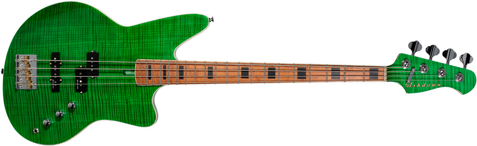 Ashdown The Saint Artisan Mn - Verdigris Flame - Solidbody E-bass - Main picture
