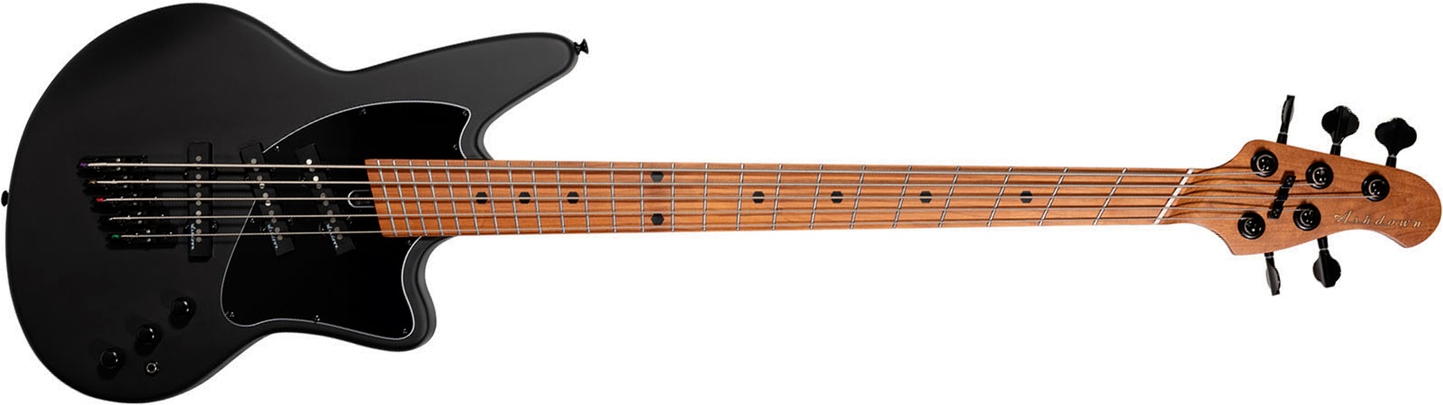 Ashdown The Saint Avant 5c Multiscale Mn - Matte Black - Solidbody E-bass - Main picture