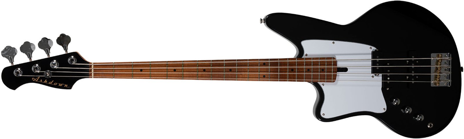 Ashdown The Saint Roasted Lh Gaucher Mn - Gloss Black - Solidbody E-bass - Main picture