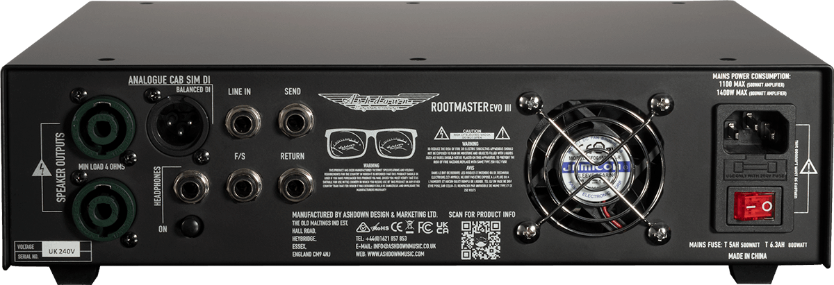 Ashdown Rootmaster Evo Iii Head 800w - Bass Topteil - Variation 1