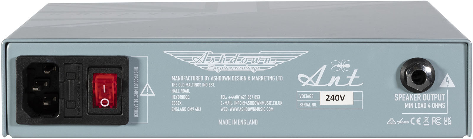 Ashdown Tête D'ampli Basse Pbm 200w Ant - Bass Topteil - Variation 3