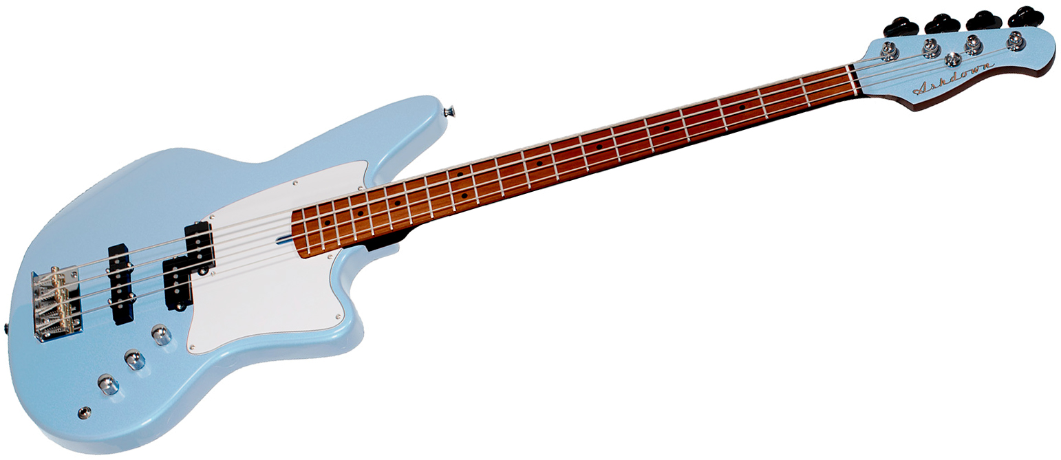 Ashdown The Saint Roasted Lh Gaucher Mn - Ice Blue - Solidbody E-bass - Variation 2