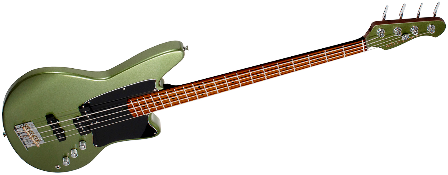 Ashdown The Saint Roasted Lh Gaucher Mn - Olive Green - Solidbody E-bass - Variation 2