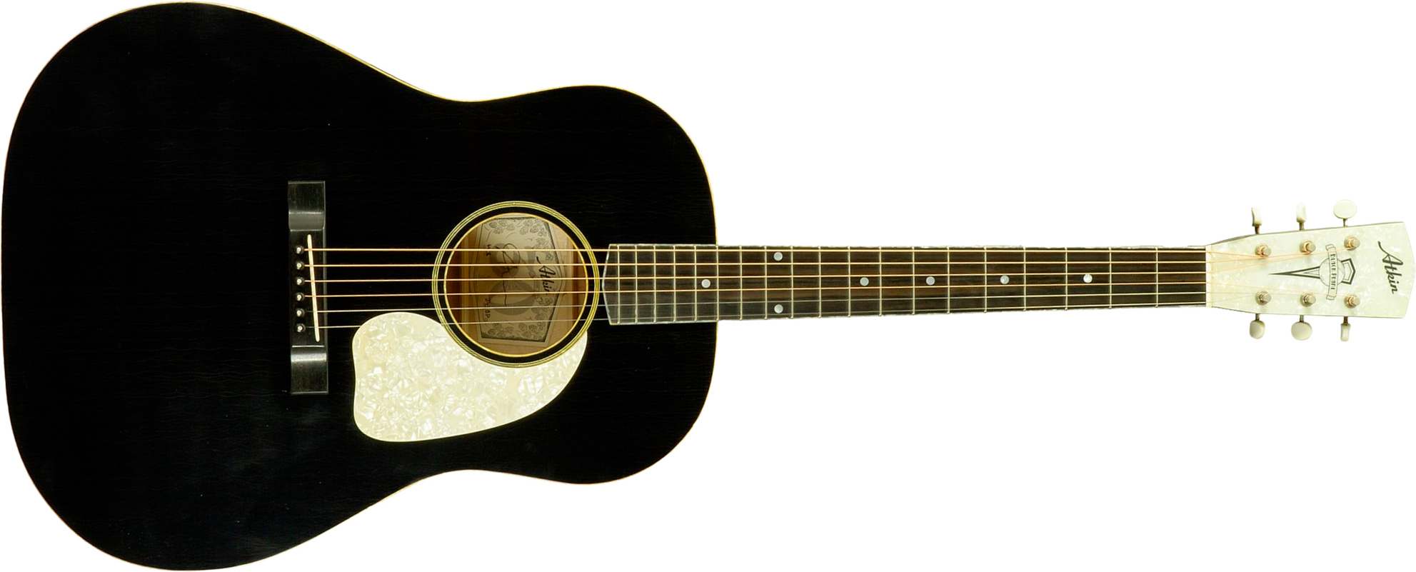 Atkin The Forty Three Dreadnought Shsc Epicea Erable Eb - Aged Black Pearl - Folk-Gitarre - Main picture