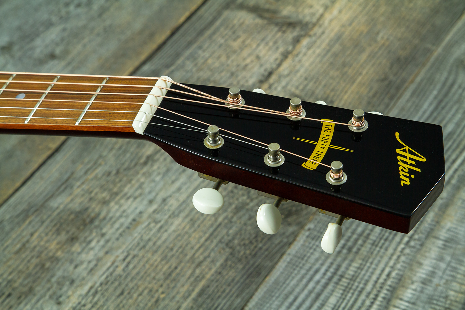 Atkin Custom Shop J43 Dreadnought Shsc Epicea Acajou Rw #4411 - Aged Sunburst - Folk-Gitarre - Variation 6