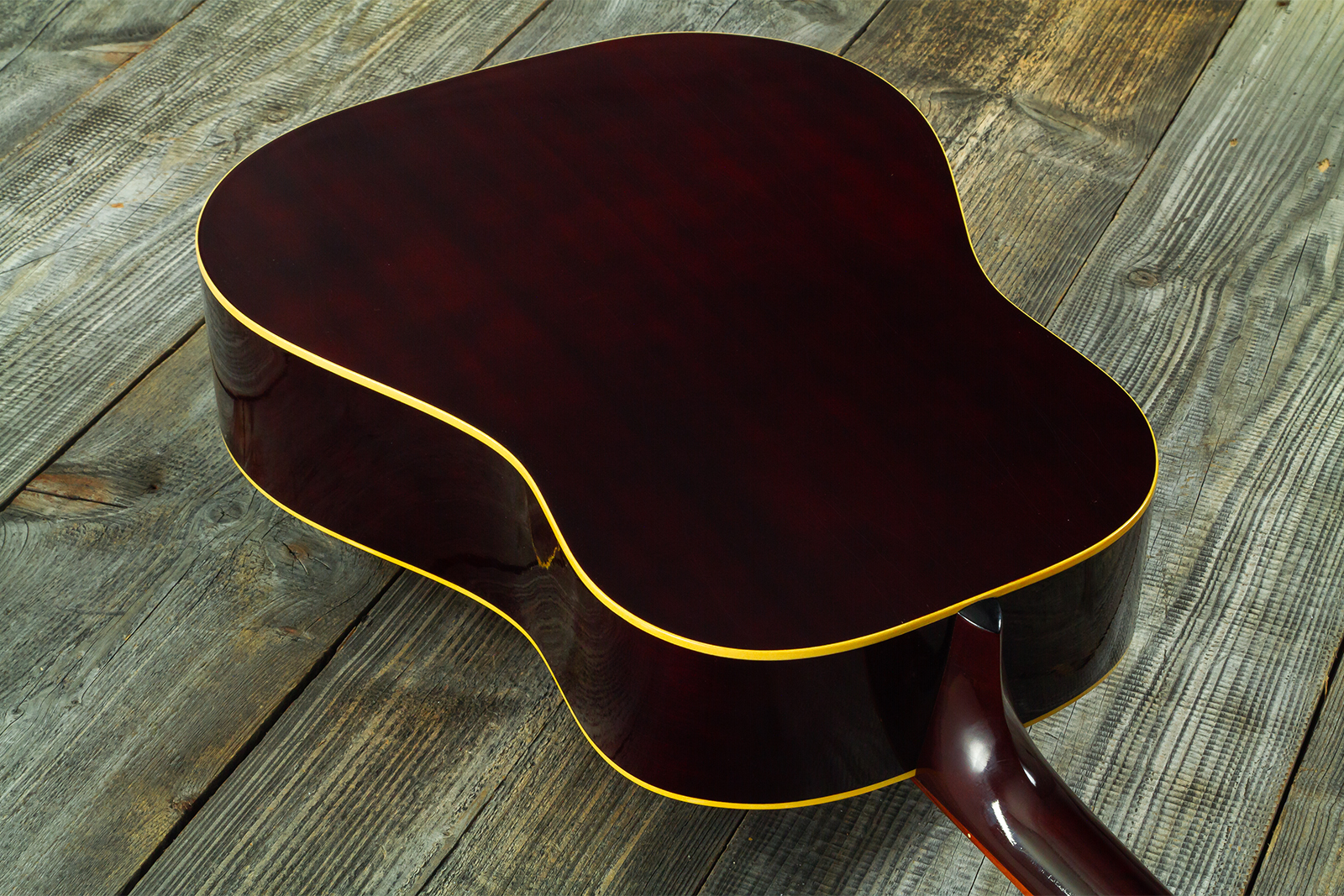 Atkin Custom Shop J43 Dreadnought Shsc Epicea Acajou Rw #4411 - Aged Sunburst - Folk-Gitarre - Variation 7