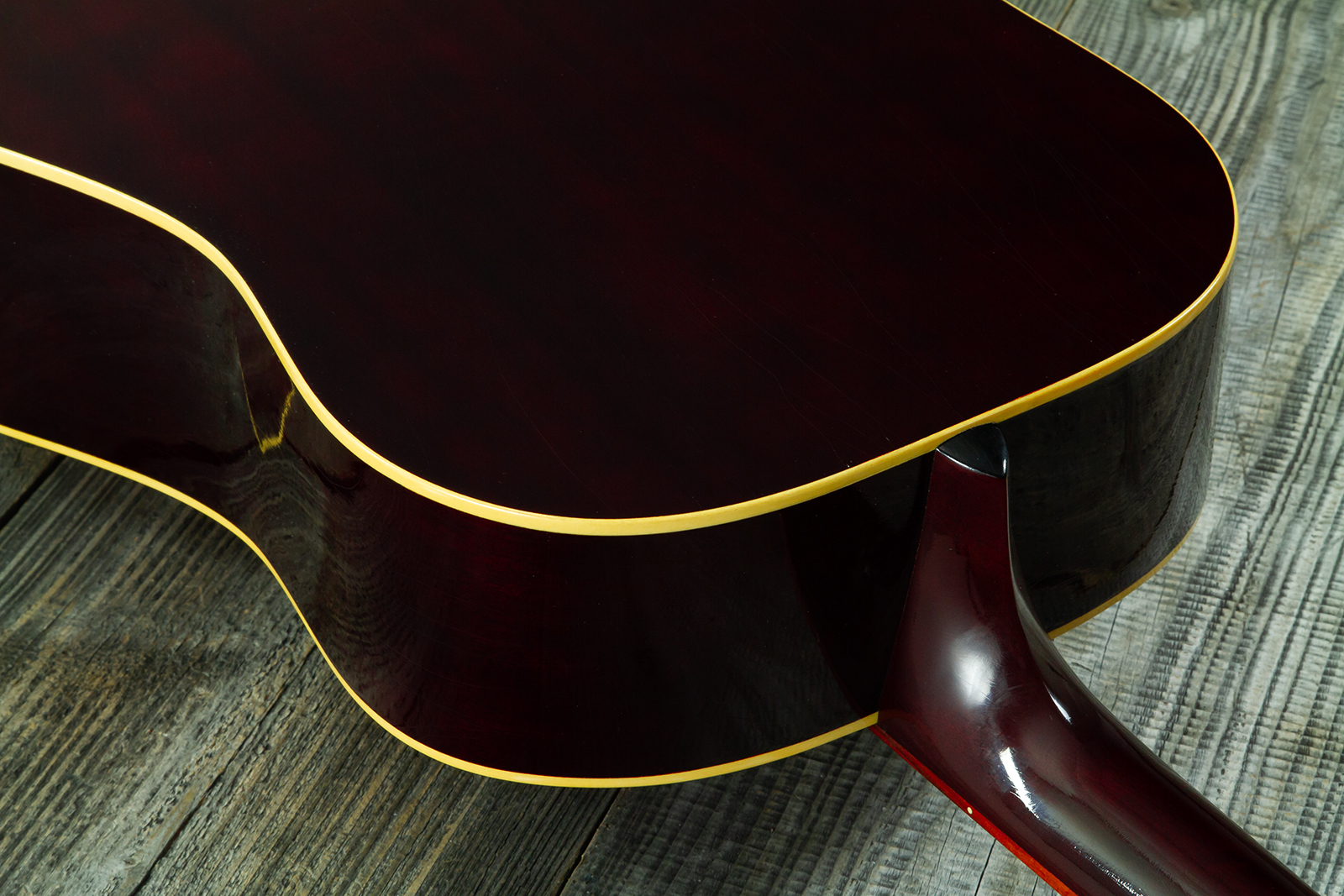 Atkin Custom Shop J43 Dreadnought Shsc Epicea Acajou Rw #4411 - Aged Sunburst - Folk-Gitarre - Variation 8
