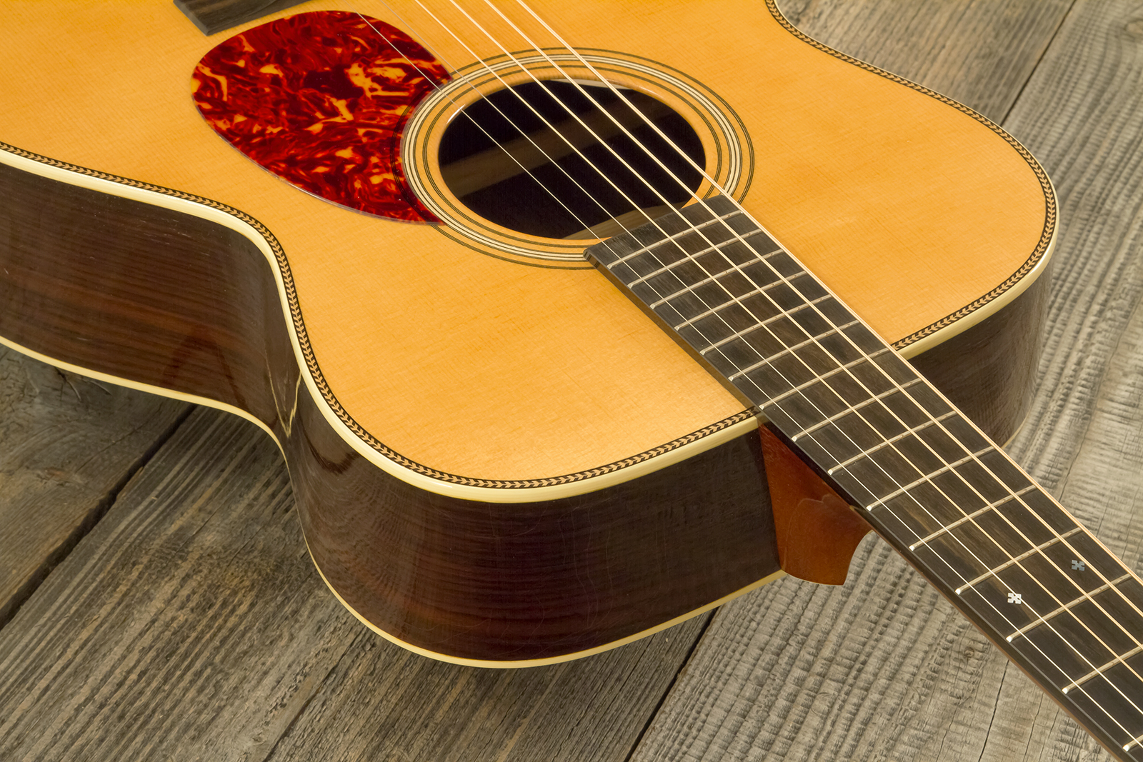 Atkin Om37 Orchestra Model Epicea Palissandre Eb #3558 - Aged Natural - Folk-Gitarre - Variation 5