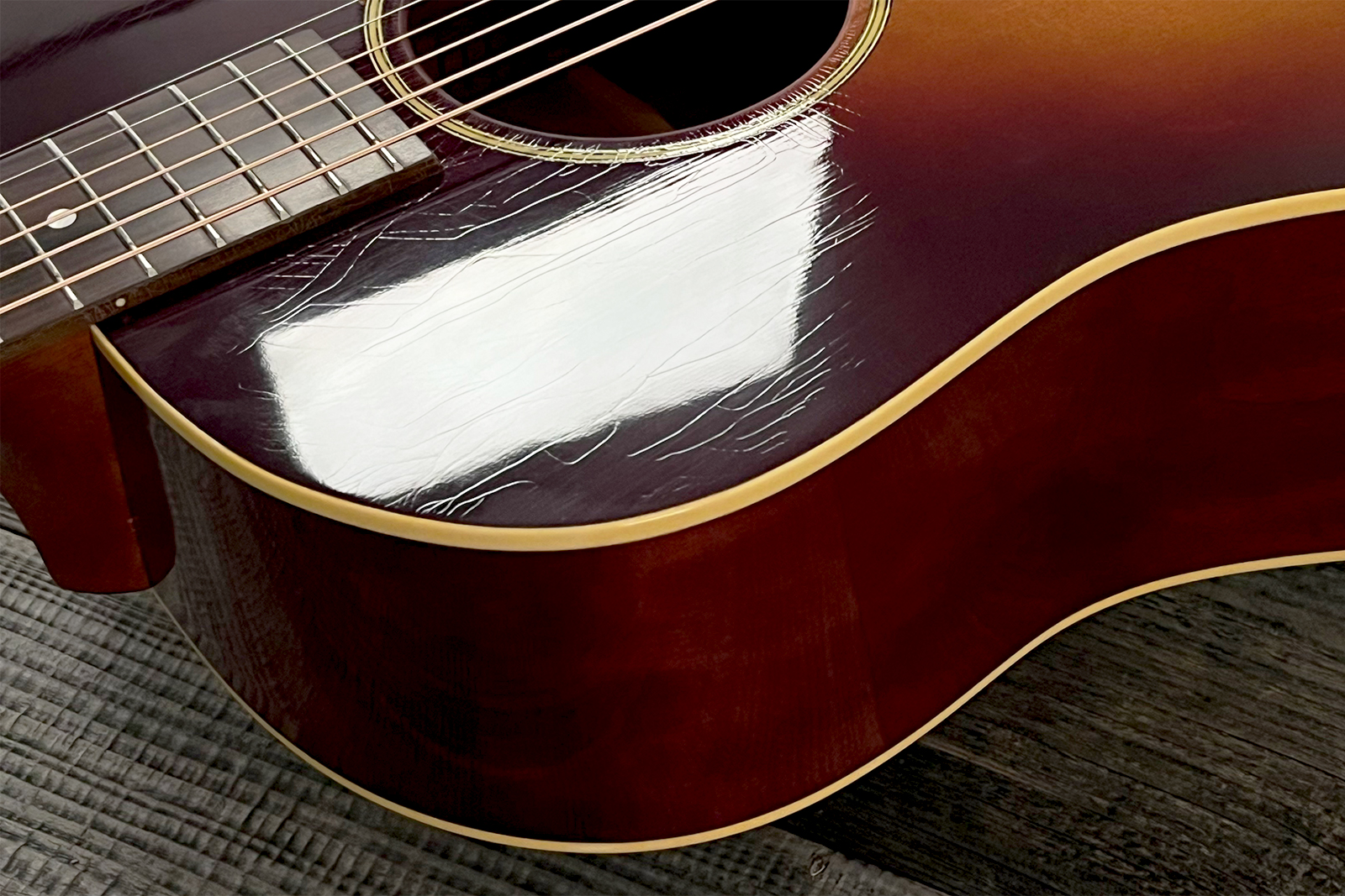 Atkin The Forty Three Dreadnought Epicea Acajou Rw #3851 - Aged Sunburst - Folk-Gitarre - Variation 12