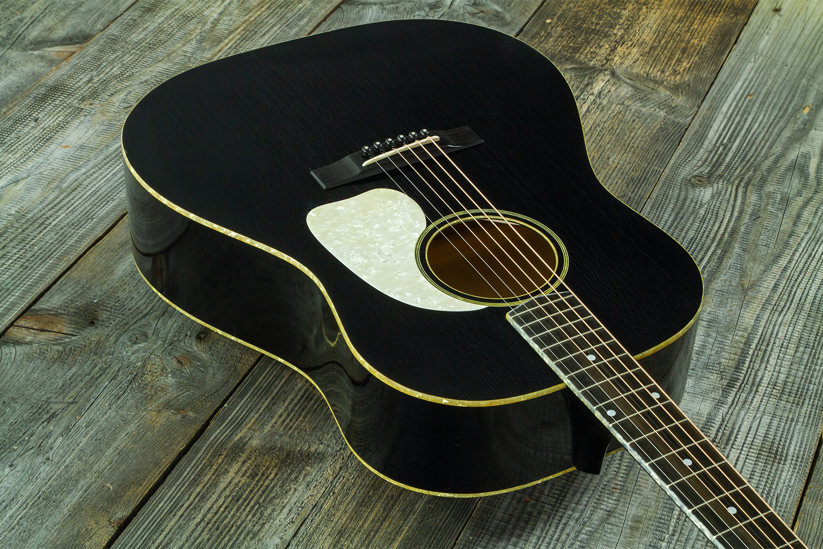 Atkin The Forty Three Dreadnought Shsc Epicea Erable Eb - Aged Black Pearl - Folk-Gitarre - Variation 2