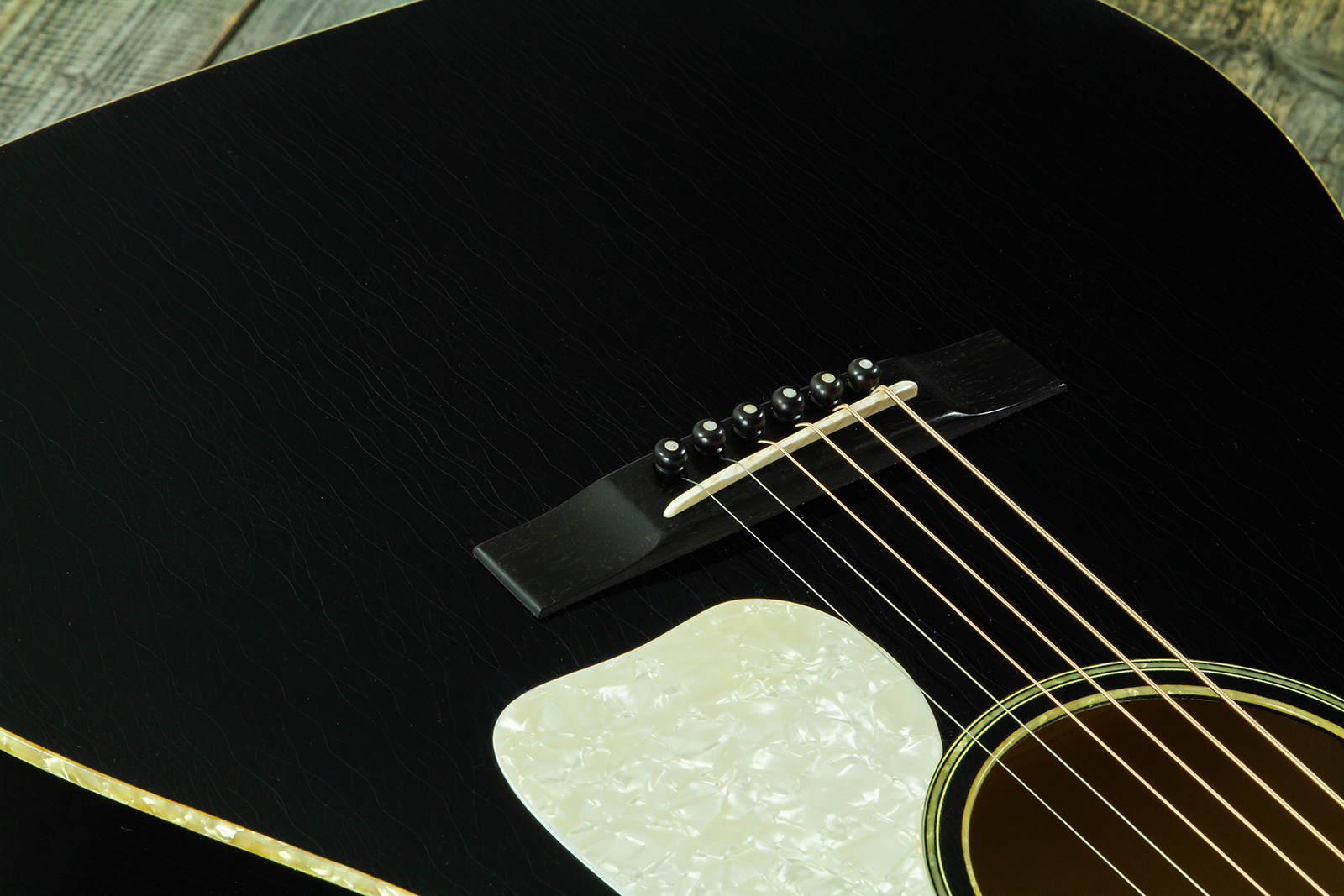 Atkin The Forty Three Dreadnought Shsc Epicea Erable Eb - Aged Black Pearl - Folk-Gitarre - Variation 5