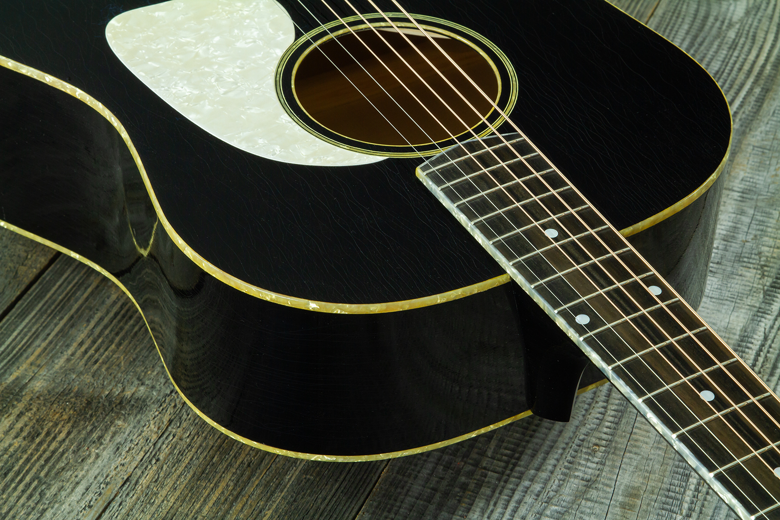 Atkin The Forty Three Dreadnought Shsc Epicea Erable Eb - Aged Black Pearl - Folk-Gitarre - Variation 6