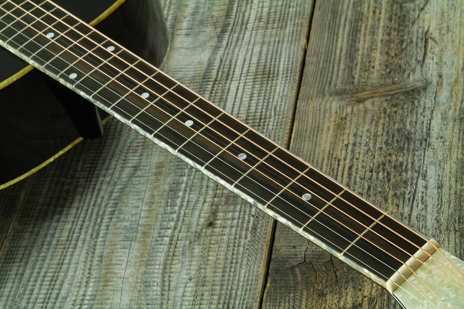 Atkin The Forty Three Dreadnought Shsc Epicea Erable Eb - Aged Black Pearl - Folk-Gitarre - Variation 7