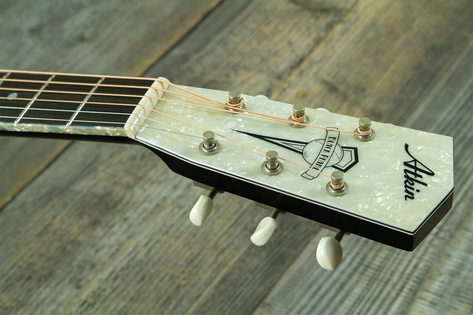 Atkin The Forty Three Dreadnought Shsc Epicea Erable Eb - Aged Black Pearl - Folk-Gitarre - Variation 8