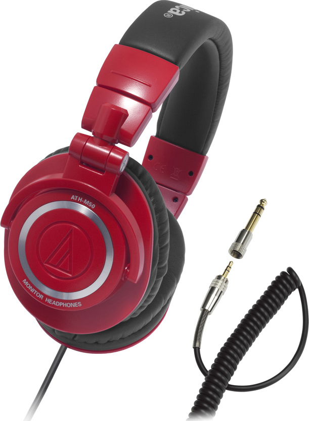 Audio Technica Athm50 Red - Studio & DJ Kopfhörer - Main picture