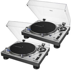 Full dj set Audio technica AT-LP140XP - silver x 2