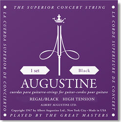 Konzertgitarre saiten Augustine Regal Light Black / Nylon-Silver - Saitensätze 