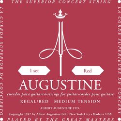 Konzertgitarre saiten Augustine Regal Medium Red / Nylon-Silver - Saitensätze 