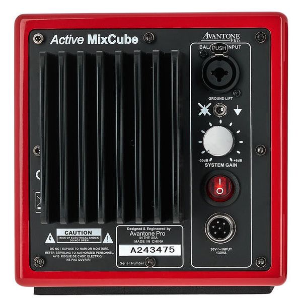 Avantone Mixcube Active Red - Aktive studio monitor - Variation 1