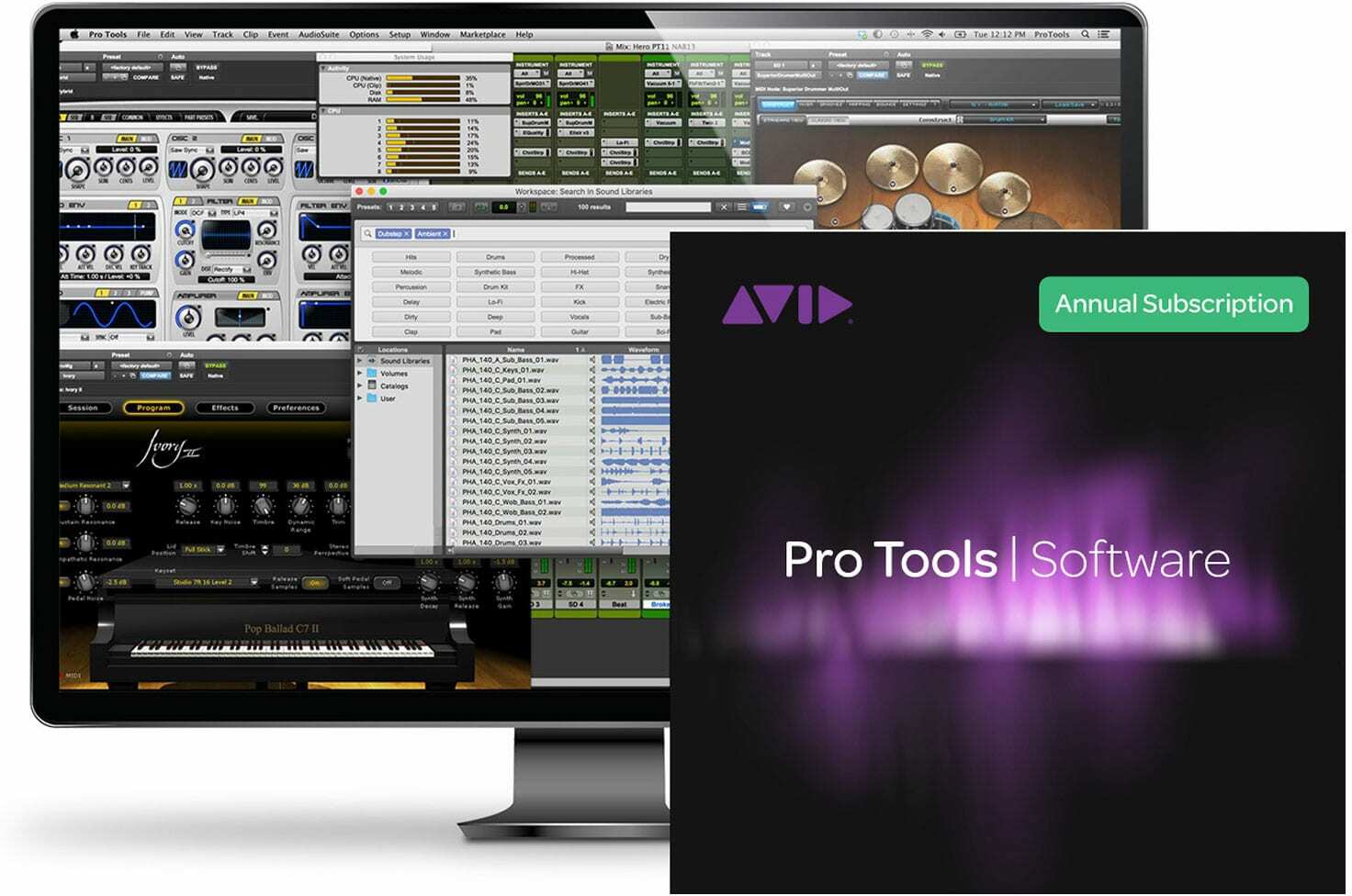Avid Avid Pro Tools – Annual Subscription – Institutional - Avid Protools Software - Main picture