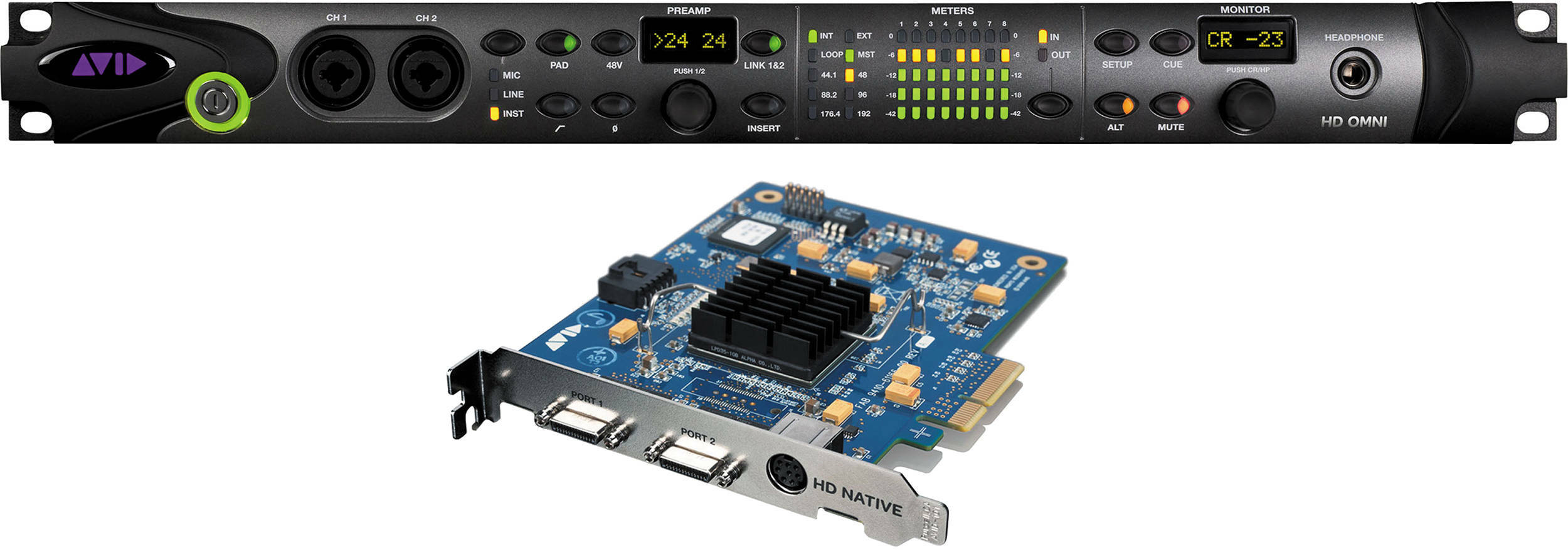 Avid Digi 00x Echange > Hd Native Pcie + Omni - Andere formate (madi, dante, pci...) - Main picture