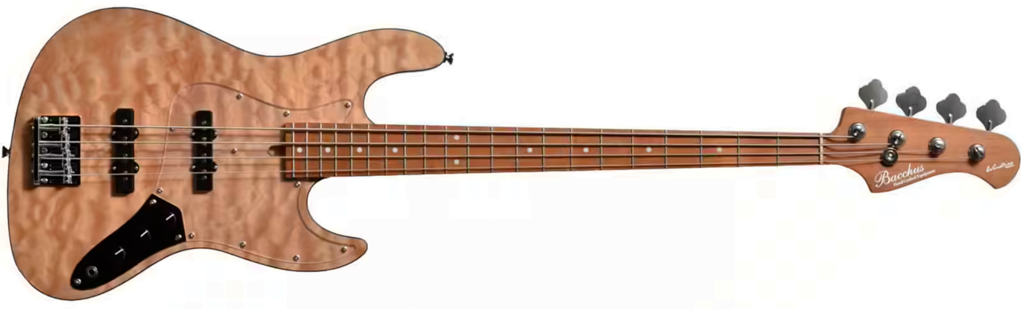 Bacchus Jt Wl4-qm Rsm/m Jap Tune Up Mn - Natural Satin - Solidbody E-bass - Main picture